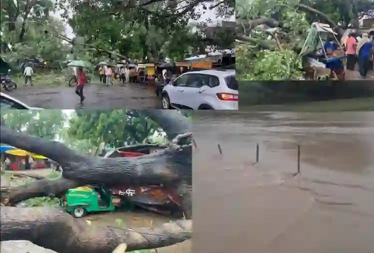 Weather  of लखनऊ समेत प्रदेश के कई जिलों में भारी बारिश, 20 सितंबर तक यलो अलर्ट